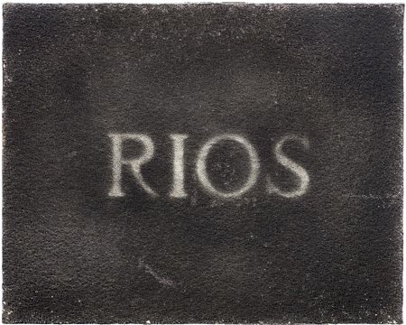 Pier Paolo Calzolari Bologna 1943 Rios, 1977 Sale e piombo, cm. 21,3x26,3...