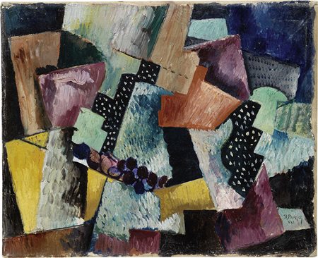 René Paresce Carouge 1886 - Parigi 1937 Natura morta - Composizione, 1921...