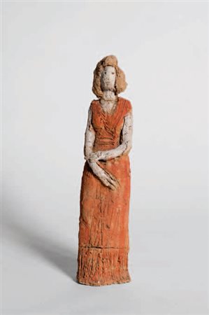 Marino Marini Pistoia 1901 - Viareggio 1980 Piccola figura terracotta...