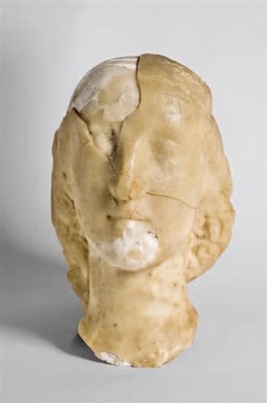 Marino Marini Pistoia 1901 - Viareggio 1980 Volto femminile cera, altezza cm...