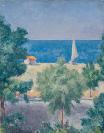 Ardengo Soffici Rignano sull’Arno 1879 - Vittoria Apuana 1964 Spiaggia e...
