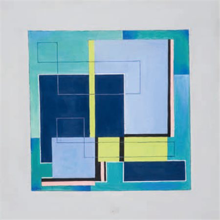 Mario Radice Como 1898 – Milano 1987 Composizione F.A. 7, 1965 olio su tela,...