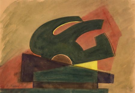 Mauro Reggiani Nonantola 1897 – Milano 1980 Composizione, 1955 acquarello su...