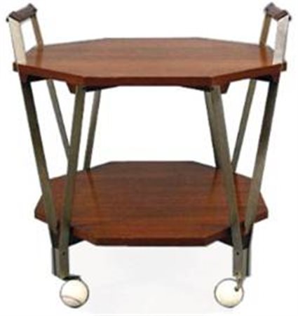 Ico Parisi (Palermo, 1916 - Como, 1996) Carrello ottagonale Produzione:...