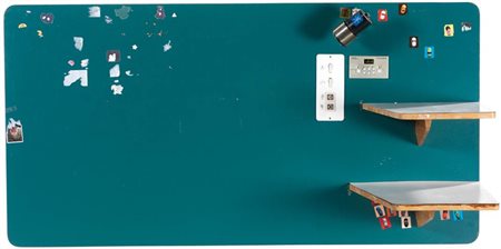 Gio Ponti (Milano, 1891-1979) Due pannelli Pa rco dei Principi, 1964 Legno e...