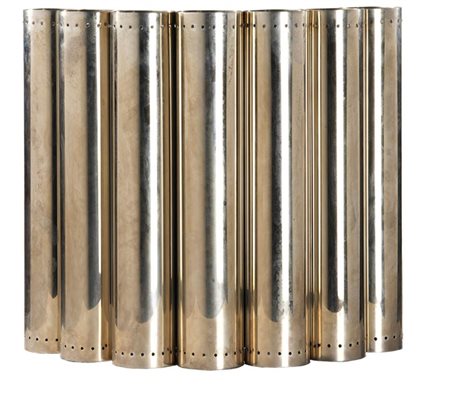 Giuliano Malimpensa Produzione: Mesa Applique, 1990 Ottone nichelato cm 50 h...