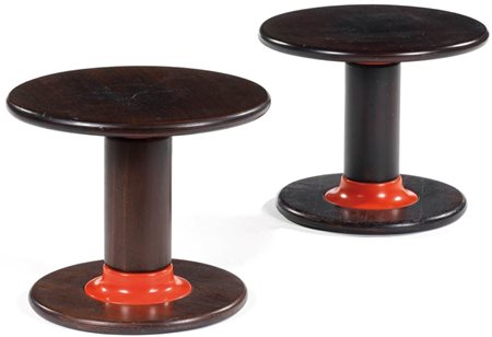 Ettore Sottsass (Innsbruck, 1917 - Milano, 2007) Due tavolini Rocchetto...