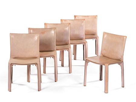 Mario Bellini (Milano, 1935) Sei sedie Cab Produzione: Cassina, 1977...