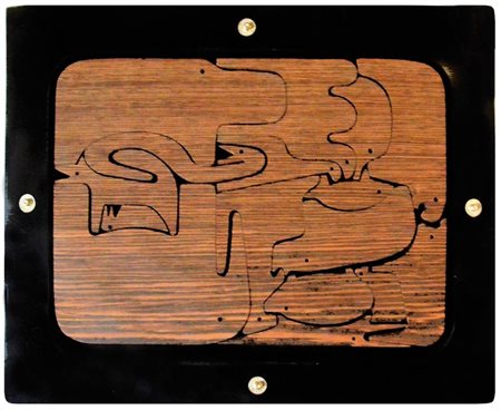 Enzo Mari (Novara, 1932) Gioco 3015B Sedici animali Produzione: Danese, 1959...