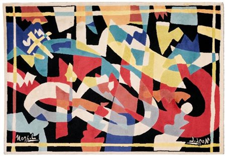 Ugo Nespolo (Mosso, 1941) Due tappeti Produzione: Paracchi, 1985 circa cm 216...