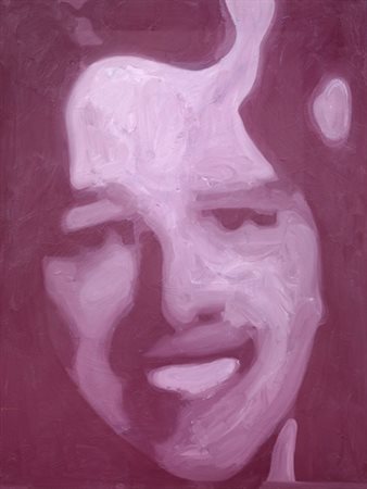 Ryan Mendoza (New York 1971) GIRL I USED TO KNOW olio su tavola telata, cm...