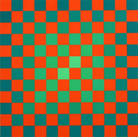 HUGO DEMARCO 1932 - 1995 Senza titolo Litografia, cm. 71 x 71 Firmato in...