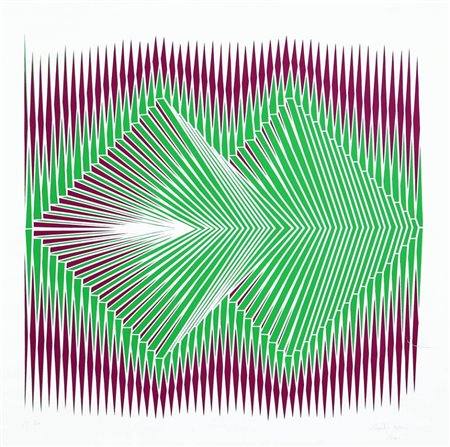 ALBERTO BIASI 1937 Senza titolo, 1970 Litografia, cm. 57 x 57 Firmato e...