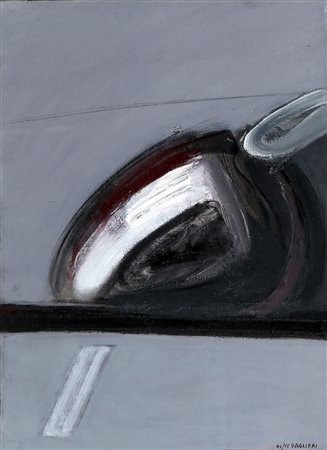 TINO VAGLIERI 1929 - 2000 " Bucranio ", 1964/65 Olio su tela, cm. 40 x 30...