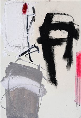 ENZO ESPOSITO 1946 Senza titolo, 2000 Tecnica mista su carta telata, cm. 30 x...