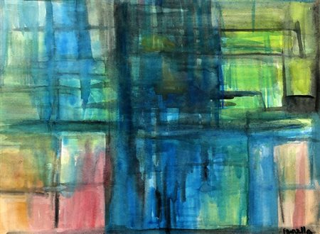 ROCCO BORELLA 1920 - 1994 Senza titolo Acquerello su carta, cm. 33 x 45...