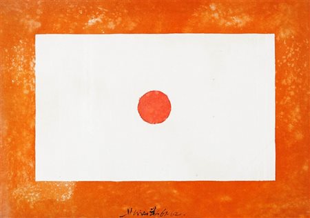 HSIAO CHIN 1935 Senza titolo, 1961/62 Olio su tela, cm. 60 x 85 Firmato e...