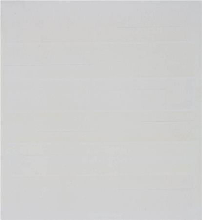 RICCARDO GUARNERI 1933 " Strisce, colore luce ", 1974 Tecnica mista su tela,...