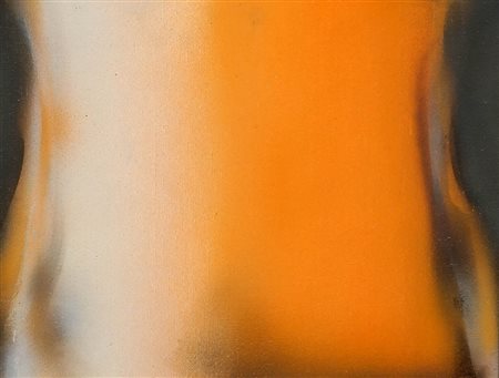 CLAUDIO OLIVIERI 1934 " Al tempo ", 2002 Olio su tela, cm. 30 x 40 Firmato e...