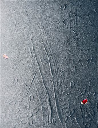 GIANFRANCO ZAPPETTINI 1939 " Al fine che traspare ", 1995 Acrilici e polvere...