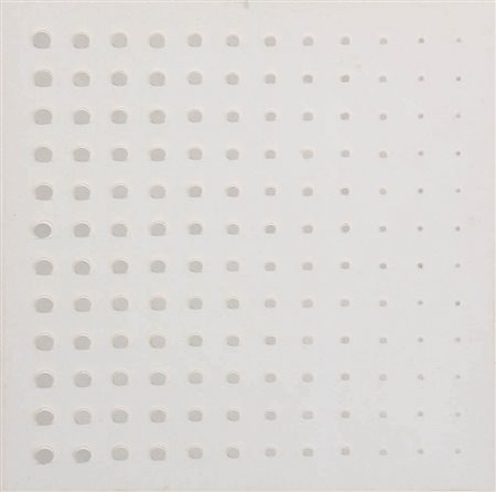 ANTONIO SCACCABAROZZI 1936 - 2008 " Diminuzione ", 1970 Cartoncino...