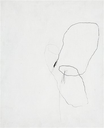 MARIO RACITI 1934 Senza titolo, 1974 Tecnica mista su tela, cm. 50 x 40...