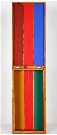 STANISLAO PACUS 1938 - 2008 " Io sono Pacus ", 1974 Pittura in box di legno,...