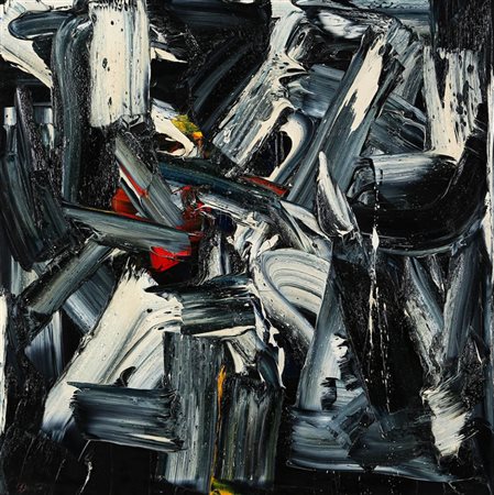 PIERLUIGI DE LUTTI 1959 " Anima inquieta ", 2005 Olio su tela, cm. 100 x 100...