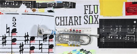 GIUSEPPE CHIARI 1926 - 2007 " Fluxus ", 2000 Assemblaggio, tecnica mista e...