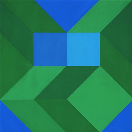 CIONI CARPI 1932 " Concatenazione asimmetrica aperta 4 ", 1971 Acrilico su...