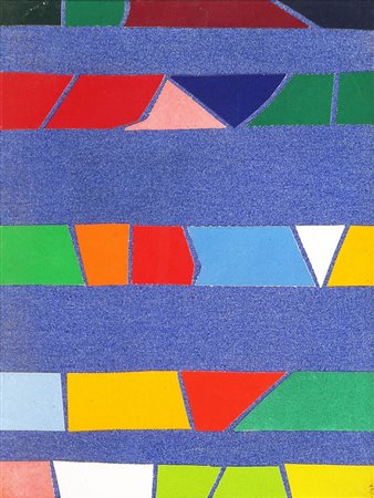 PIERO DORAZIO 1927 - 2005 " Alea III ", 1972 Collage di tele su tela, cm. 40...