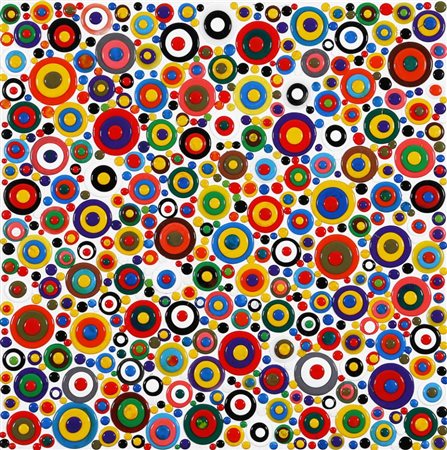 DAVIDE NIDO 1966 " Orbicolare ", 2009 Colle termofusibili su tela, cm. 60 x...