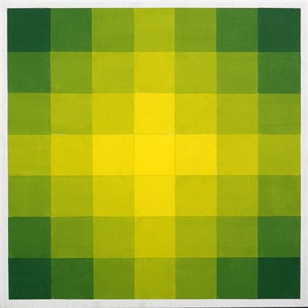 HUGO DEMARCO 1932 - 1995 Senza titolo, 1980 Olio su tavola, cm. 37,5 x 37,5...