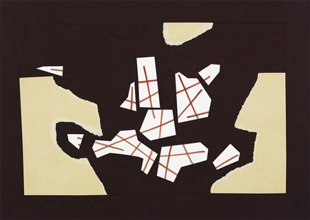 BRUNO MUNARI 1907 - 1998 " Ricostruzione teorica di un oggetto immaginario ",...