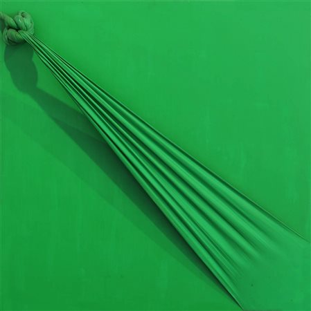 JORGE EIELSON 1924 - 2006 " Quipus 24 V - 1 ", Roma 1968, (Parigi 1971) Tela...