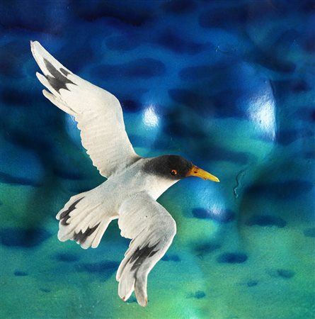 PIERO GILARDI 1942 " Meriggio marino ", 2001 Scultura in poliuretano espanso,...