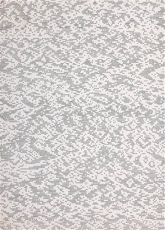 DADAMAINO 1935 - 2004 " Alfabeto della mente, lettera 16 ", 1981 Inchiostro...