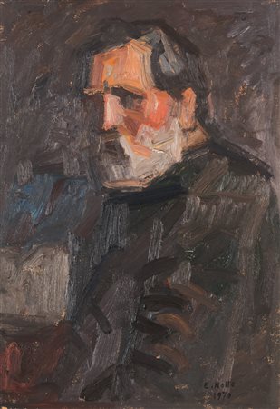 Emilio Notte (1891-1982) Autoritratto Firmato e datato E. Notte 1970 in basso...