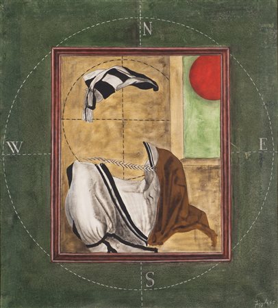 Sergio Fergola (1936-1996) Orientamento per D Firmato e datato Fergola 65 in...