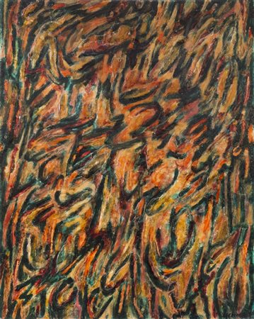 Robert Helman (1910-1990) Foresta Firmato Helman in basso a destra Olio su...