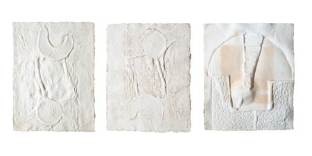 Giancarlo Sangregorio (1925) Lotto unico composto da 3 opere: a) Impronta...