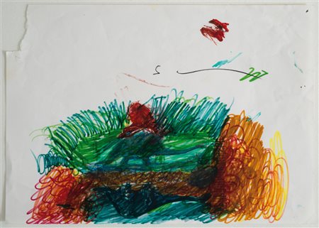 Mario Schifano (1934-1998) Senza titolo Firmata Schifano in alto a destra...