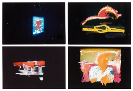 Mario Schifano (1934-1998) Senza titolo Firma Schifano sul retro di ciascuna...