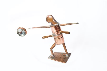 Riccardo Dalisi (1931) Discobolo 2 Firmata Dalisi sulla base Scultura in...