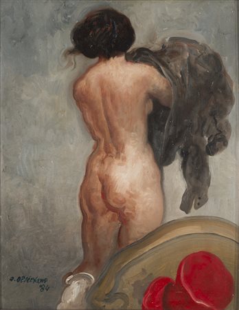 Armando De Stefano (1926) La schiena Firmato e datato A. De Stefano 1984 in...