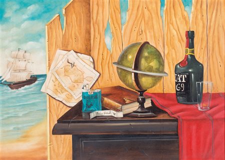 Antonio Nunziante (1956) Composizione marina Firmato e datato Antonio...