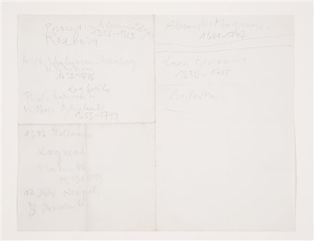 Joseph Beuys (1921-1986) Senza titolo (Luca Giordano 1632-1705) Matita e...