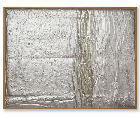 Giulio Turcato (1912-1995) Paesaggio lunare Firmato Turcato sul retro Olio e...