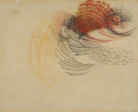 Tancredi Parmeggiani (1927-1964) Senza titolo Firmata Tancredi in basso a...