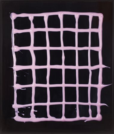 Rashid Johnson (1977) Grid Firmata Rashid Johnson sul retro Archival pigment...